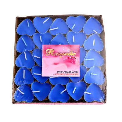 China 25pcs Birthday Candles Winter Wedding Valentine's Day Candles Gift Sets Party Scented Heart Shaped Candles for sale