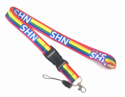 China Polyester Custom Loose Sublimation Key Chain Lanyards With Logo Custom Polyester Lanyard for sale