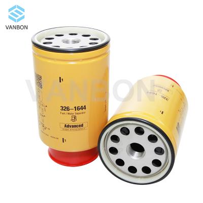 China For Cat Excavators Loader Motor Grader Tractor Fuel Filter 326-1644 3261644 1R0770 1R-0770 BF1399-SP P551010 FS19820 Fuel Water Separators For Cat C7 C9 Engine 120K 320D 336D for sale