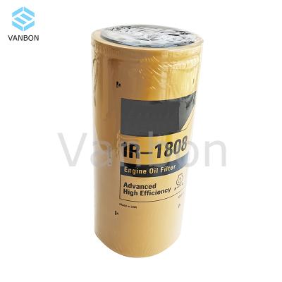 China For Cat Excavators Loader Motor Grader Tractor 1R-1808 1R1808 244-4484 Advanced Efficiency 2444484 Engine Oil Filter For Cat C11 C13 330D 336E 120H 966K 980G 621K 814F D7R D8N for sale