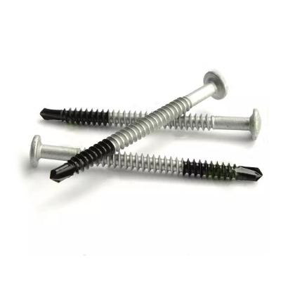 China Pan Hot Selling SS Bimetal Self Drilling Screw Tips Hexagon Drill Shank Screw for sale