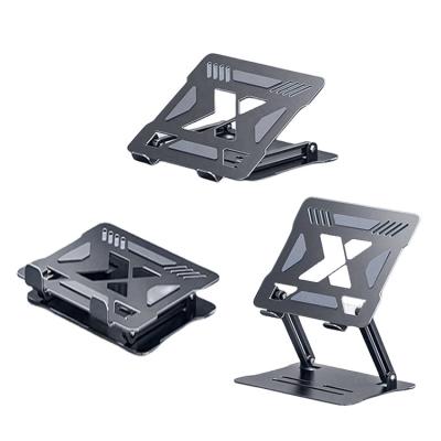 China Portable Laptop Stand Aluminium Alloy Foldable Notebook Holder Tablet Base Cooling Stand For Macbook Pro Pc Computer Accessories for sale