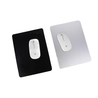 China Metal Aluminum Mouse Pad Hard Square Mouse Pad Mouse Pad Double Sided Waterproof Quick for sale