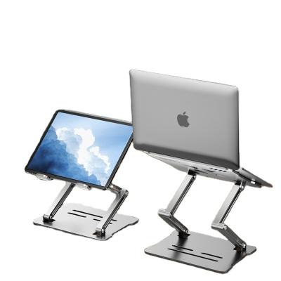 China 2023 new Laptop Stand Riser Portable Aluminum table stand Ergonomic Laptops Elevator for Desk Metal tablet holder for sale