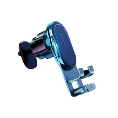 China Insert Desktop Phone Stand for Car Aluminum Suction Cup Gravity Mobile Phone Holder for sale