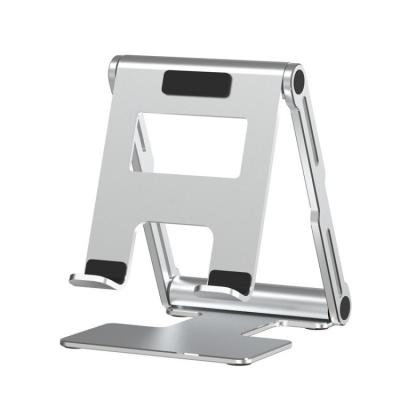 China Adjustable Desktop Phone Stand in Gray for All Size Smartphone and 7-10