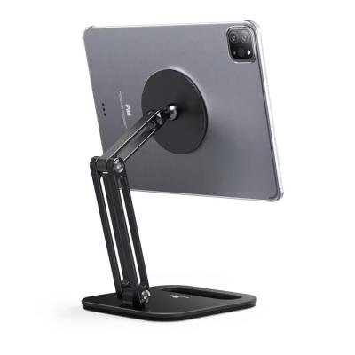 China Private Mold Magnetic Tablet Holder Aluminum Rotate Folding Tablet PC Stand for iPad for sale