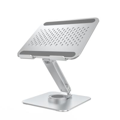 China 11-12.9 inch Laptop Riser Holder with 360 Degree Rotation and Aluminum Alloy Material for sale