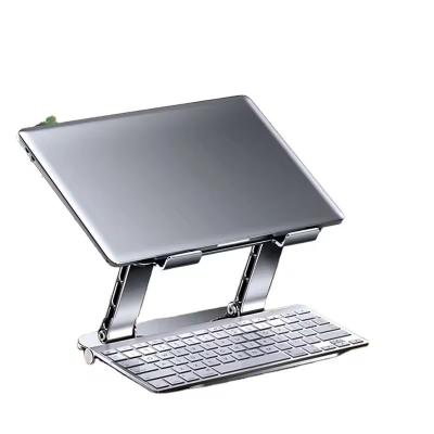 China Adjustable Height Aluminum Foldable Laptop Holder Riser Stand for Custom Size Laptops for sale