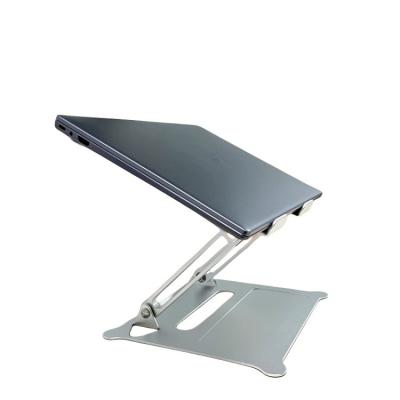 China Tablet PC Stands Adjustable Laptop Stand with Mobile Phone Holder Office Home or Hotel for sale