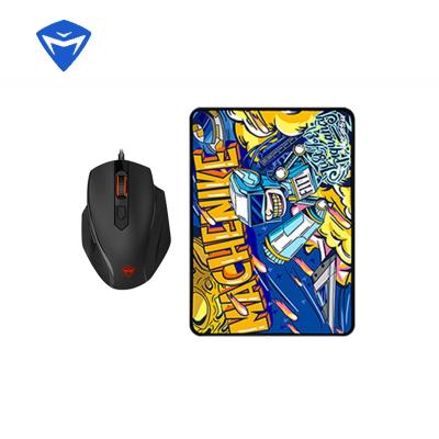 China Machenike M1 Mouse set 6Keys Wired Gaming Mouse With Mousepad For Desktop Laptop for sale