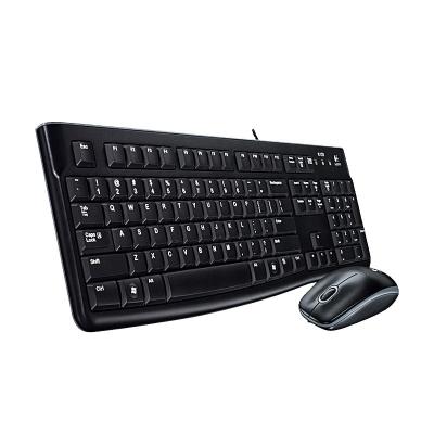 China Logitech MK120 2.4G Wired Keyboard and Mouse Sets Full-size keyboard for office gaming business for sale