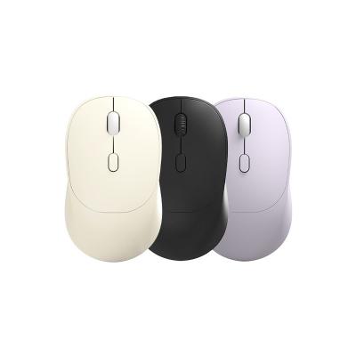 China HaiDiXing 2.4GHZ Dual Mode Wireless Bluetooth Office Mouse Fashion Silent Wireless Black Mouse Computer Mouse for sale