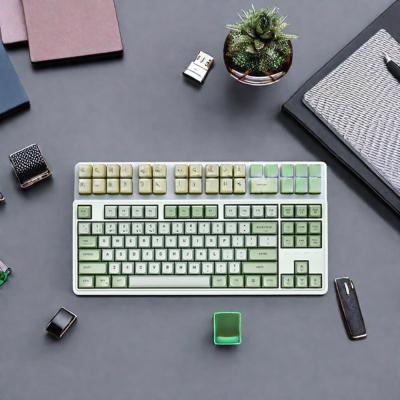 China Multi-functional HYEKU M3PRO Series 3-mode Connect 87Keys Optical RGB Office Computer Pc Gamer Laptop Rgb Mechanical Keyboards for sale