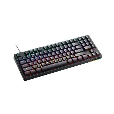 China Thunderobot KG3089 Mechanical Keyboard with RGB Backlight Blue Switch Red Axis 89Keys for sale