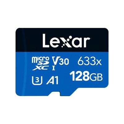 China High Speed 128GB Lexar TF Micro Memory Card C10 U3 V30 A2 for Camera Compatibility for sale