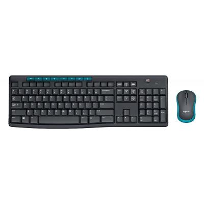 China Logitech MK276 104-Key Full Size Cordless Keyboard and Mouse Combo 2.4G USB Receiver for Office and Gaming on PC Mac Tablets for sale