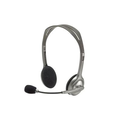 China Logitech H110 Light Gray Wired Headset Multi-Function Stereo Music Dynamic Vocalism For PC customers Lightweight and easy to use for sale