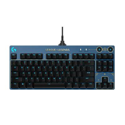 China Logitech Gprox Hexus Wired Gaming Mechanical Shaft Rgb Keyboard Fashion 87 Keys for Windows PC Gamers for sale