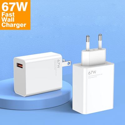 China US/EU Plug 100% Fast Charging 33W 67W 120W USB a Charger for 6A C Power Adapter Travel Wall Charger Mi11MI112 Pro C Charger for sale