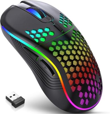 China 6D 7200DPI Optical Sensor RGB Backlight Game Mouse Wireless Gaming for Gamer Computer PC Ergonomics and NO Private Mold for sale