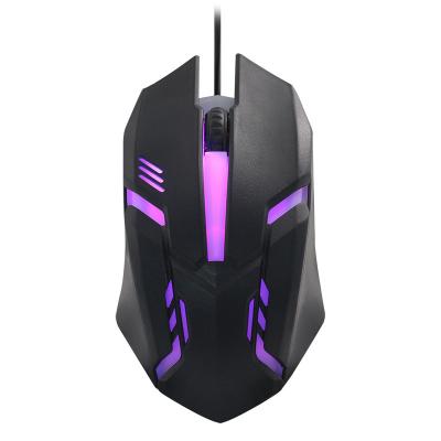 China Ergonomic Optical Private Mold USB Interface 3D Wired Gaming Mouse with RGB Lighting for sale