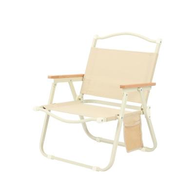 China Metal Tube Folding Chair Portable Kermit for Self-driving Trip Camping and Courtyard Leisure Lunch Rest Seater for sale