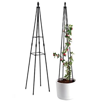 China Spliced Four-corner Flower Tower Cucumber Climbing Rack Triangular Clematis for sale