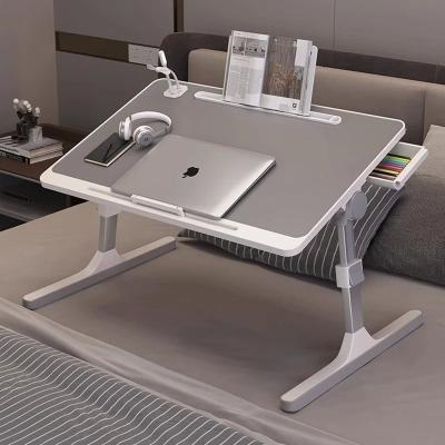 China Adjustable Height Small Bed Table, Computer Student Dormitory Folding Simple Home Bedroom Study Desk for sale