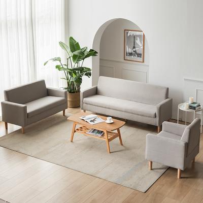 China Large Loading Capacity Modern Fabric Sofa Corner Couch Set with Wood Frame Modern Design in Living Room for sale