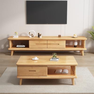 China 1.5m/1.8m/2m Solid Wood TV Stand, Living Room Cabinet with Storage Space, Floor for sale