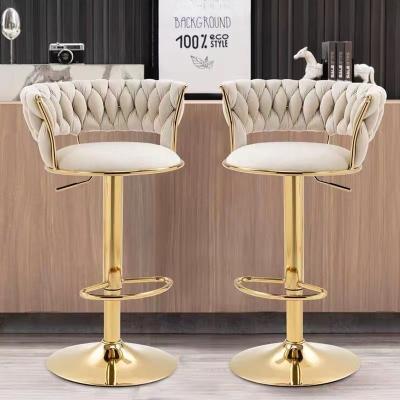 China Luxury Modern Bar Stools Nordic Office Kitchen Chair Design Home Comfort Interior Decoration, Adjustable Height Stool for sale