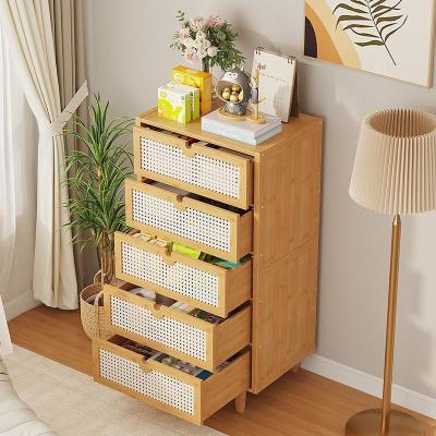 China Modern Dresser for Bedroom Organizer Cabinet with 4 Drawers Chest Spacious Storage in Living Room Hallway for sale