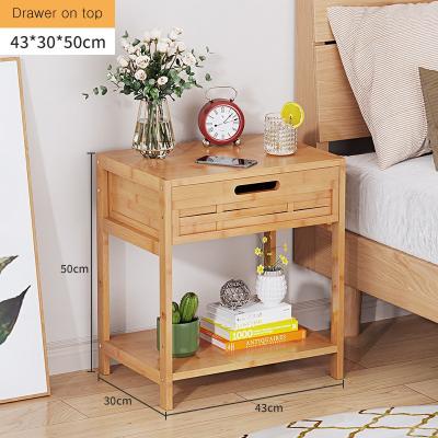 China Storage Rack Cabinet with Drawer, Bedside Desk Side Nightstands,Freestanding Organizer Shelf for Daily Use Sundries for sale