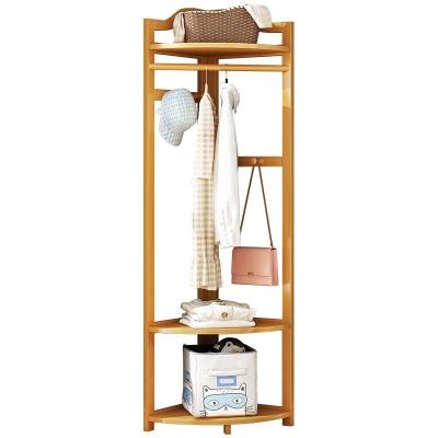 China Entryway Hall Organizer Coat Shirt Hanging Clothes Stands Corner Rack with Modern Living Room Furniture for sale