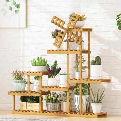 China Plant Pot Stand Rack in Living Room Decorative Shelves for Flower Outdoor and Indoor Shelving Unit for sale