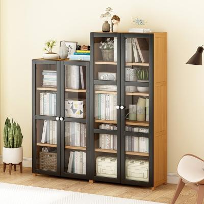 China Multifunctional Cabinet with Doors,Bookcase Rack Storage Cube,Tall Organizer in Kitchen Living Room for sale