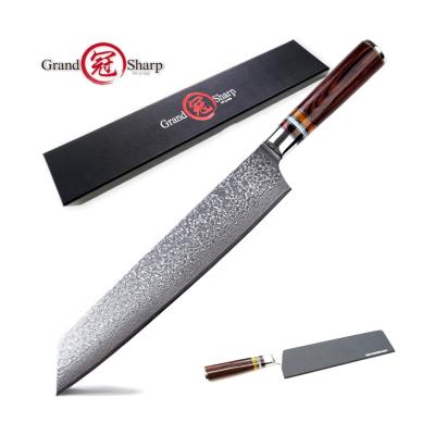 China Viable Japanese Kitchen Knife 9.5 Inch Japanese Knife vg10 Damascus 67 Layers Stainless Steel Kitchen Knives Tools for sale