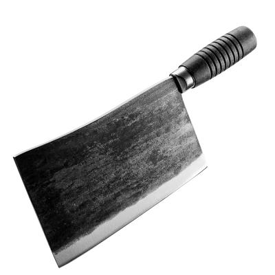 China Chinese Professional Steel Meat 5Cr15Mov Professional Kitchen Outdoor Super Sharp Handle Cleaver Wooden Butcher Knife for sale