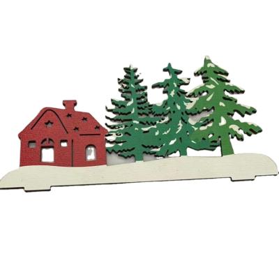 China Cheap Painting Party Decorations Wooden Supplies Party Favors Holiday Party Supplies Christmas Tree Decorations Christmas Supplies for sale