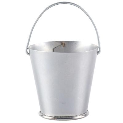 China Sustainable Home Decoration Props Small Galvanized Tin Bucket Play A Tin Bucket With Kids for sale