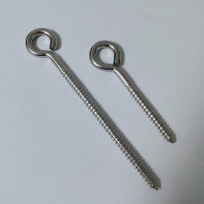 China High Quality 316 SS Eye Drag Screw Eye , Wood Screw for sale