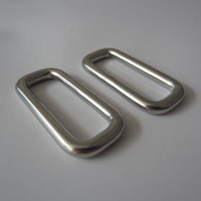 China Square iron stainless steel ring for endless industrial and marine rigging aplications for sale