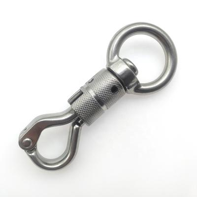 China Heavy industry stainless steel swivel snap shackle, quick release snap hook for marine and industrial rigging aplications for sale