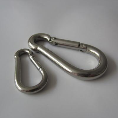 China DIN 5299-C heavy industry stainless steel carbine hook for marine and industrial rigging aplications for sale