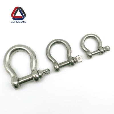 China Heavy Industry Stainless Steel JIS Type Bow Shackle For Marine And Industrial Rigging Aplications for sale