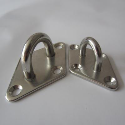 China Stainless Steel Diamond Pad Eye Stainless Steel for Marine and Industrial Architectural Uses, Mooring Plate or Eye Plate for sale