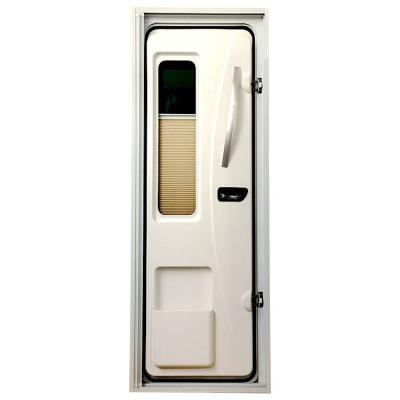 China 30-90 Europe RV Caravan Motorhome Door Wall Thickness With Sliding Screen for sale