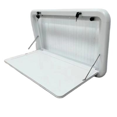 China Newest Style White Foldable RV Self Propelled Trailer And Food Car Tray For Car for sale