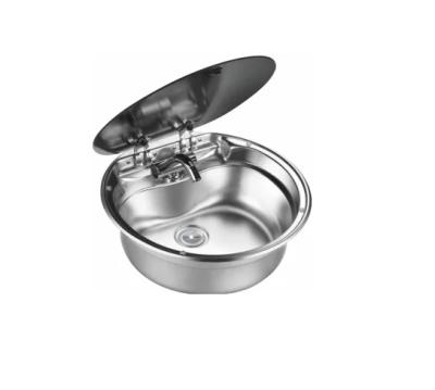 China Single Bowl Round RV Stainless Steel Sink Under Counter for sale